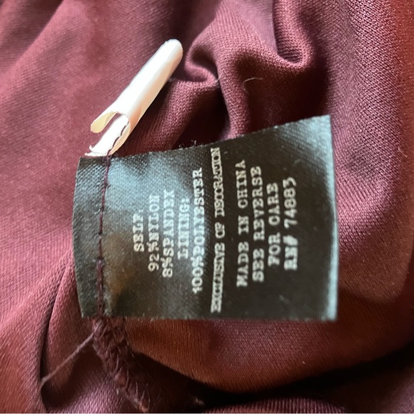 Elegant Burgundy Lace Bell Sleeve Top - Picture 8 of 10